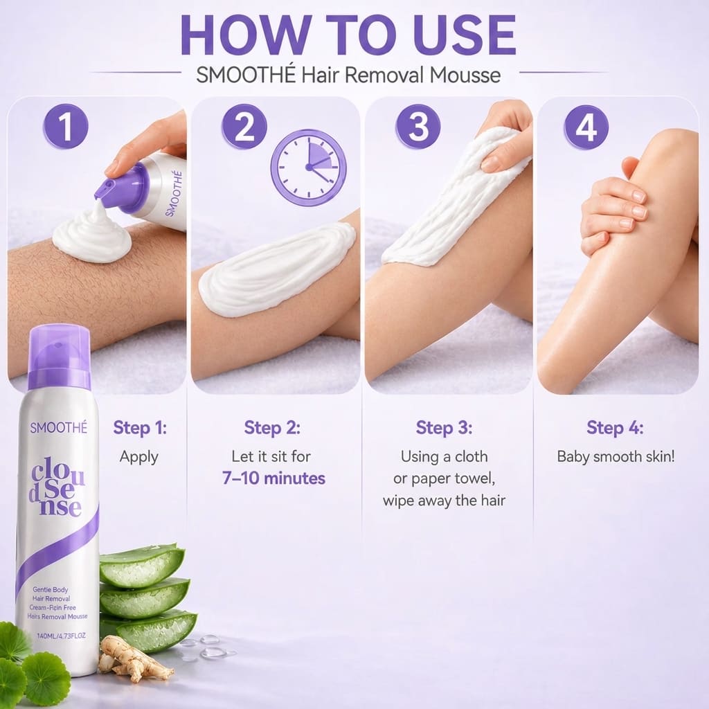 SilkSmooth™ — Body Hair Removal Spray